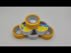Hand Tearable Embossed PVC Protective Tape , PVC Easy Tear Duct Tape